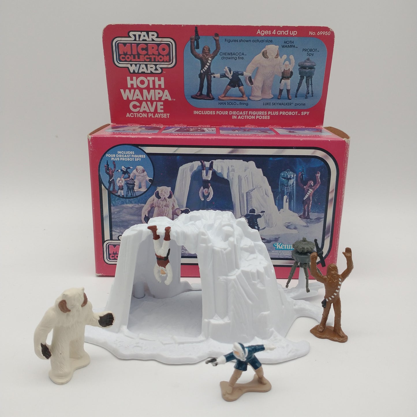 Star Wars Micro Collection Hoth Wampa Cave Action Playset 1982 Hasbro