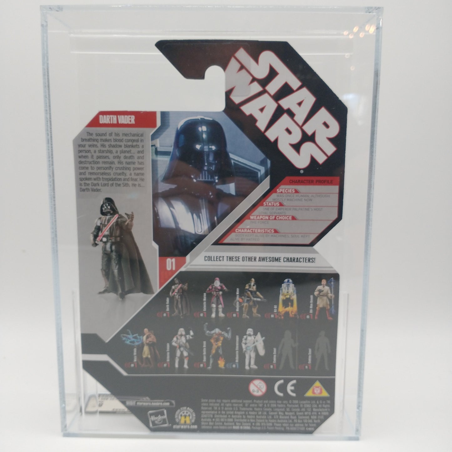 2007 Hasbro Star Wars 30th Anniversary Darth Vader Figure GRADED 85