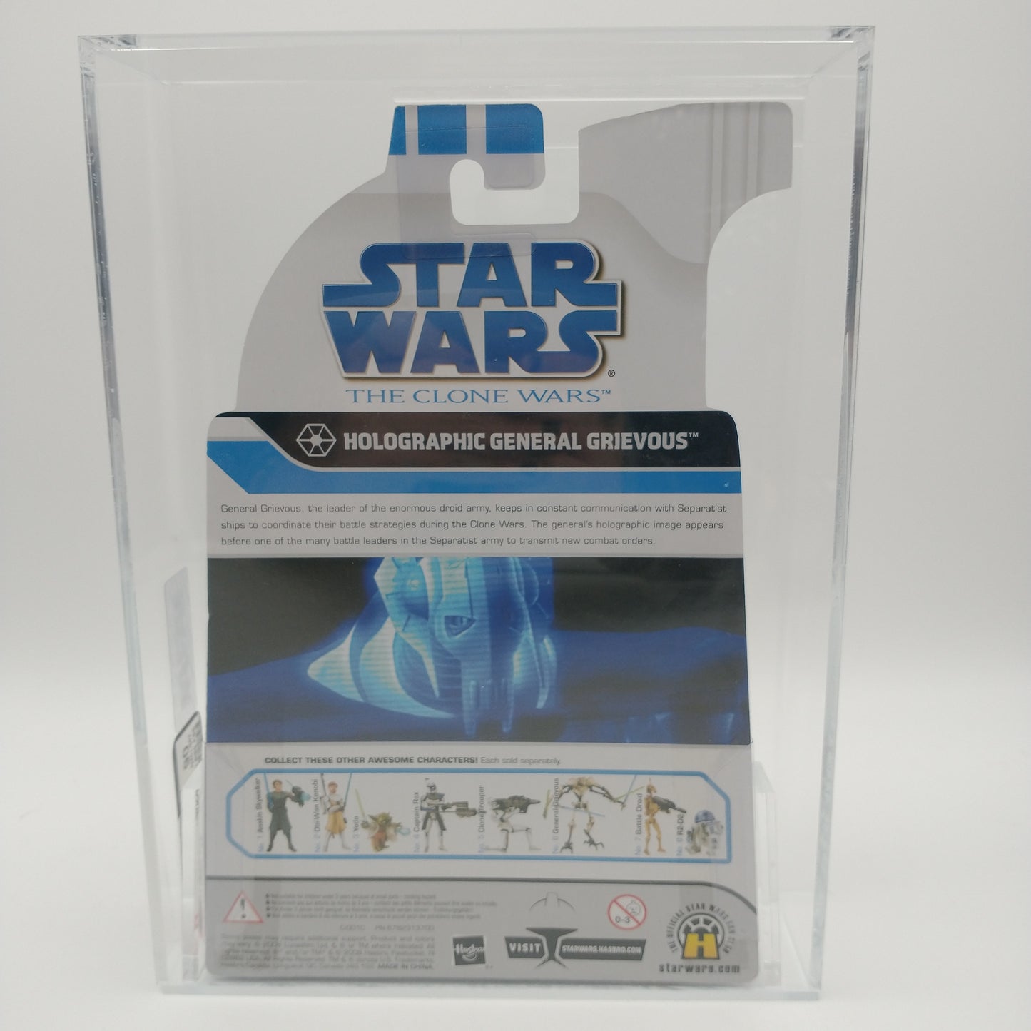 Star Wars The Clone Wars Holo General Grievious Toys-R-Us Exclus. 2008 GRADED