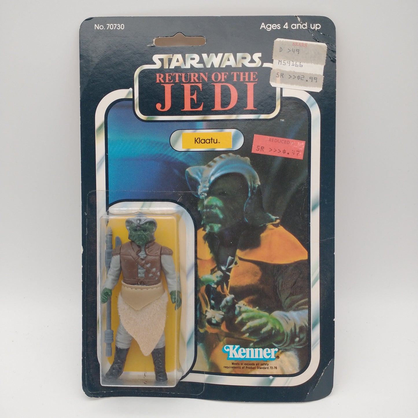 Star Wars Return Of The Jedi Klaatu Figure Kenner 1983