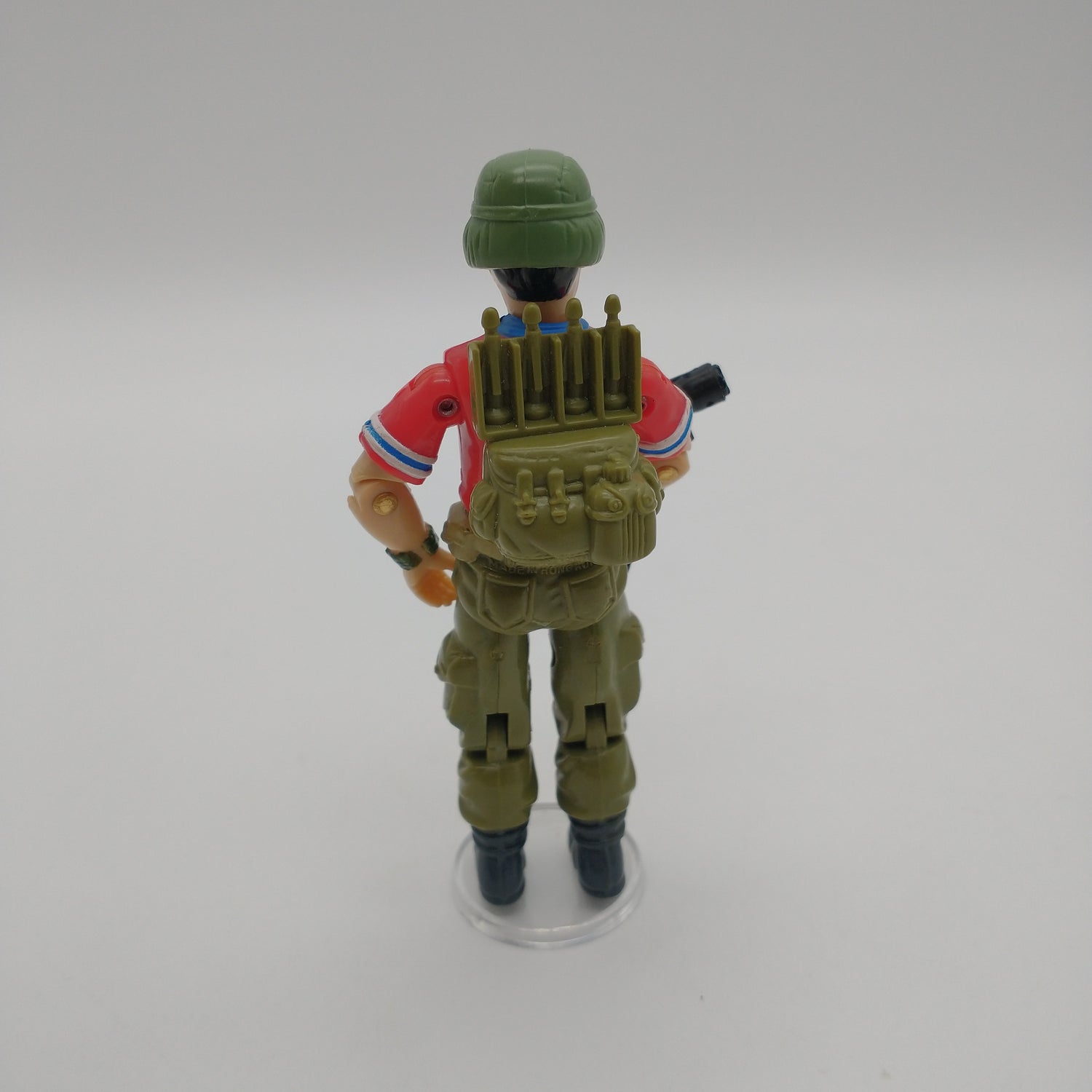 The back of the figure