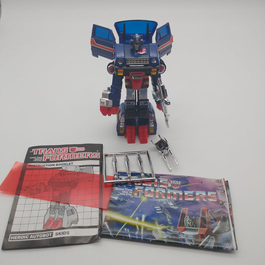 Transformers Skids Figure 1984-1985 Loose, 100% Complete W/Manual