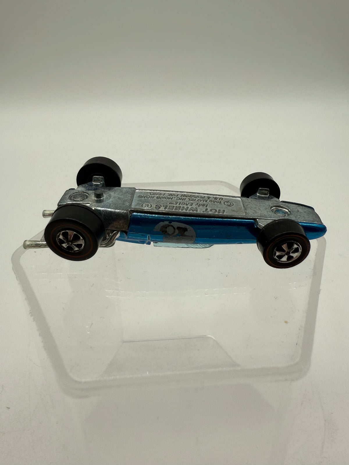Hot Wheels Vintage 1969 Redline Indy Eagle Aqua Blue Mattel, photo 13 of 17