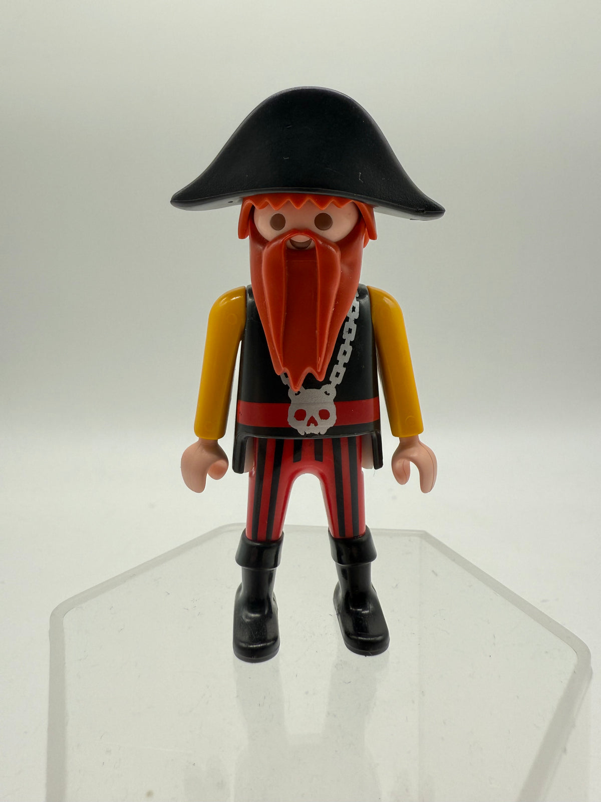 Vintage Geobra 1993 Playmobil Pirate Captain Orange Beard 5737, photo 1 of 5