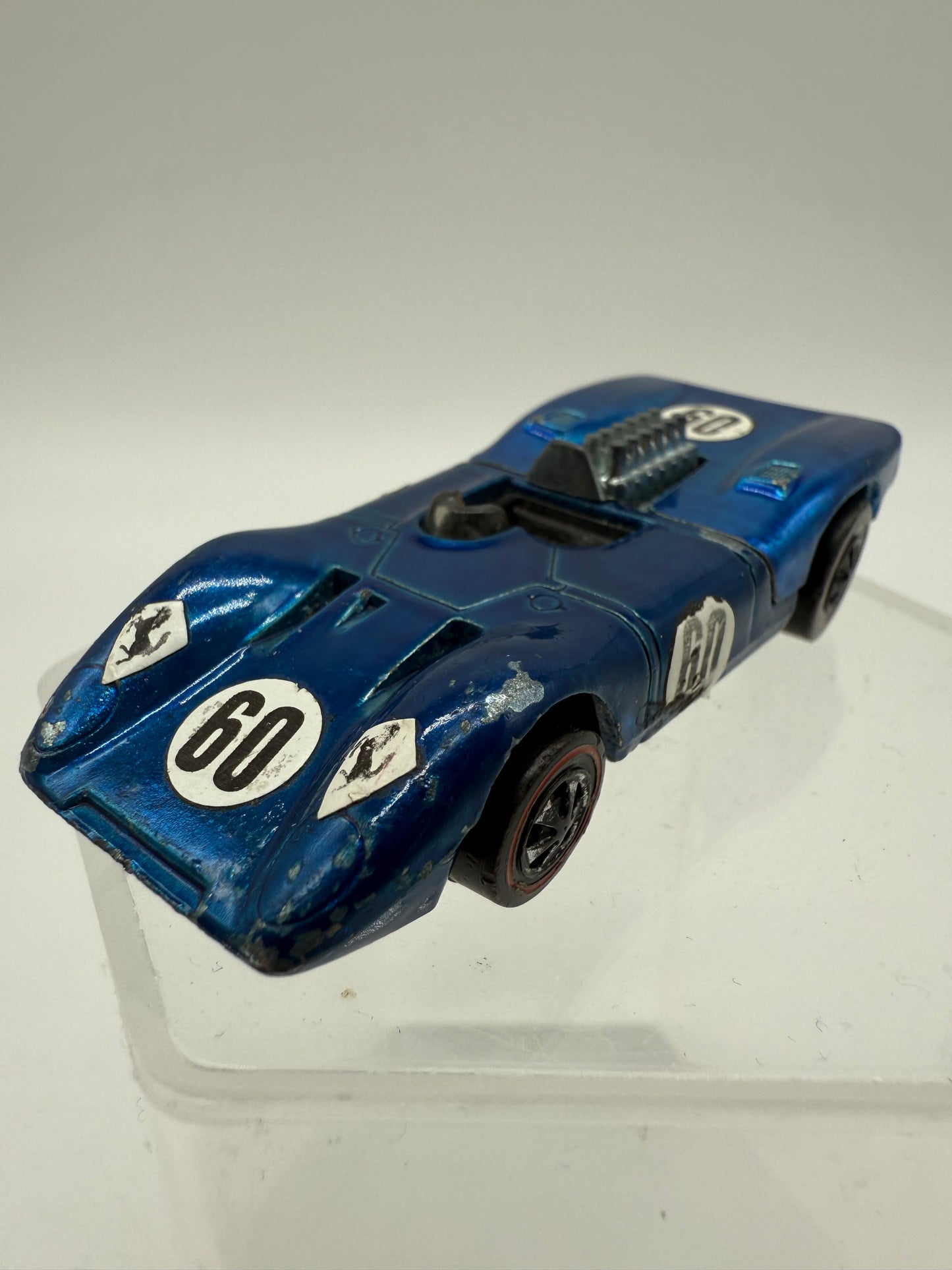 Hot Wheels Vintage Redline Ferrari 312P (Blue) 1969 Mattel