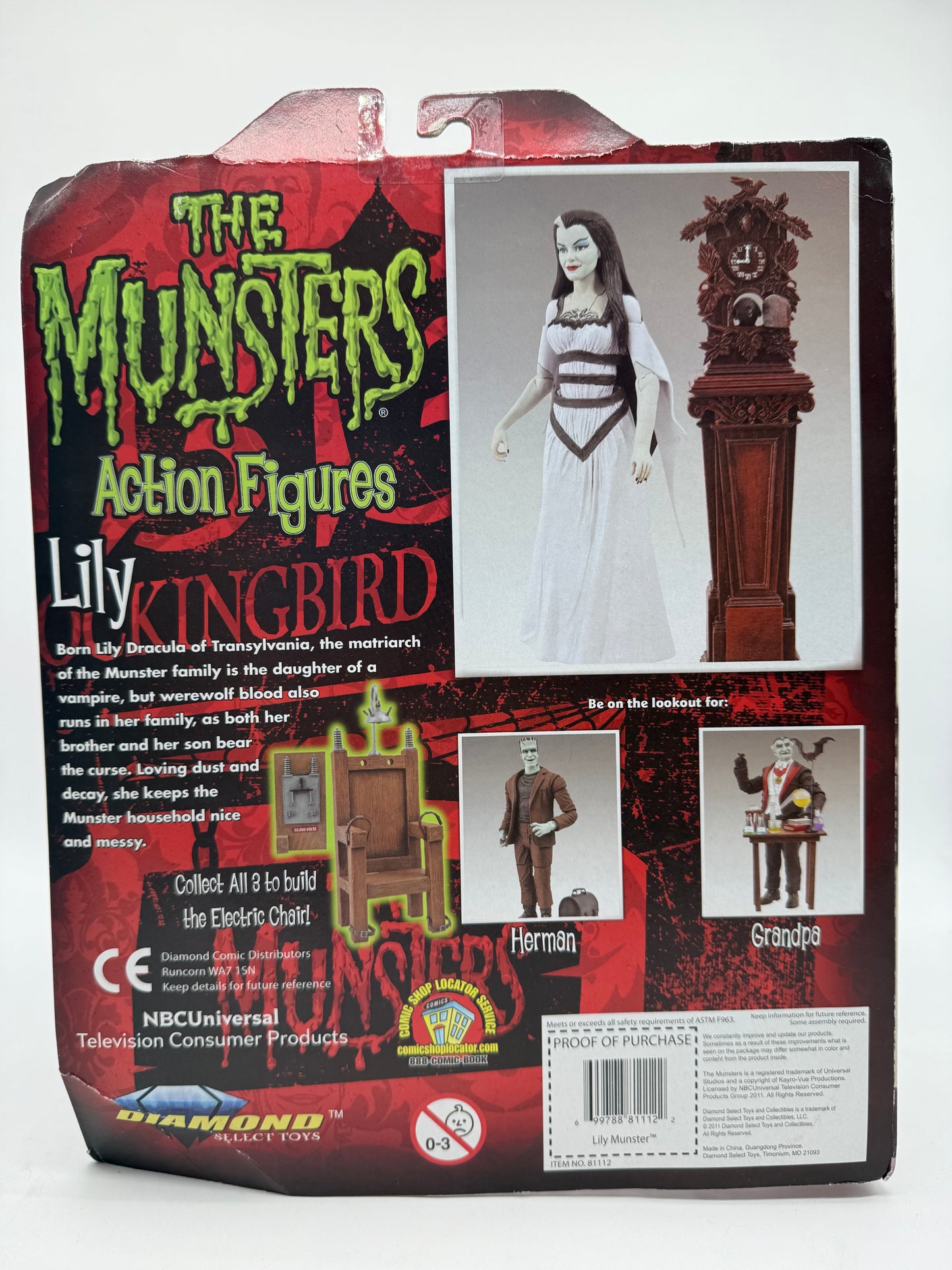 The Monsters Lily 2011 Damond Select Toys