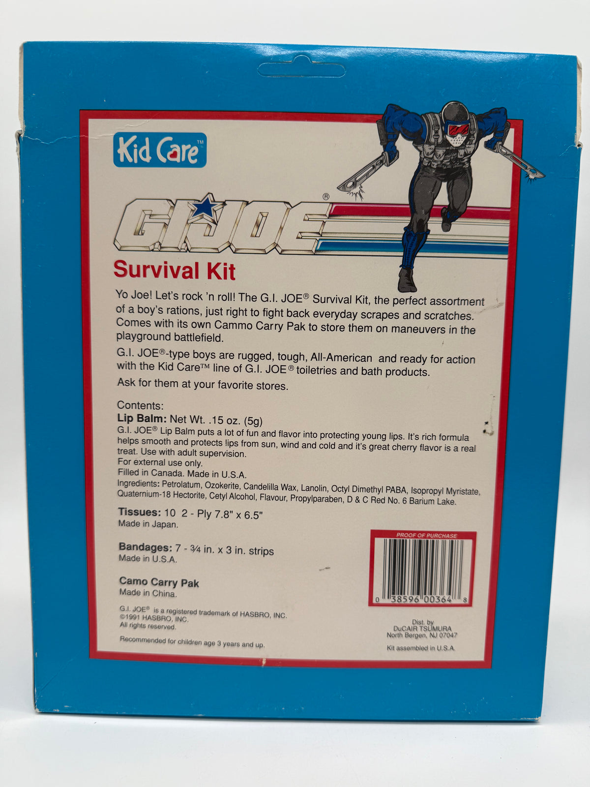 Hasbro 1991 G.I.Joe Survival Kit, photo 4 of 4