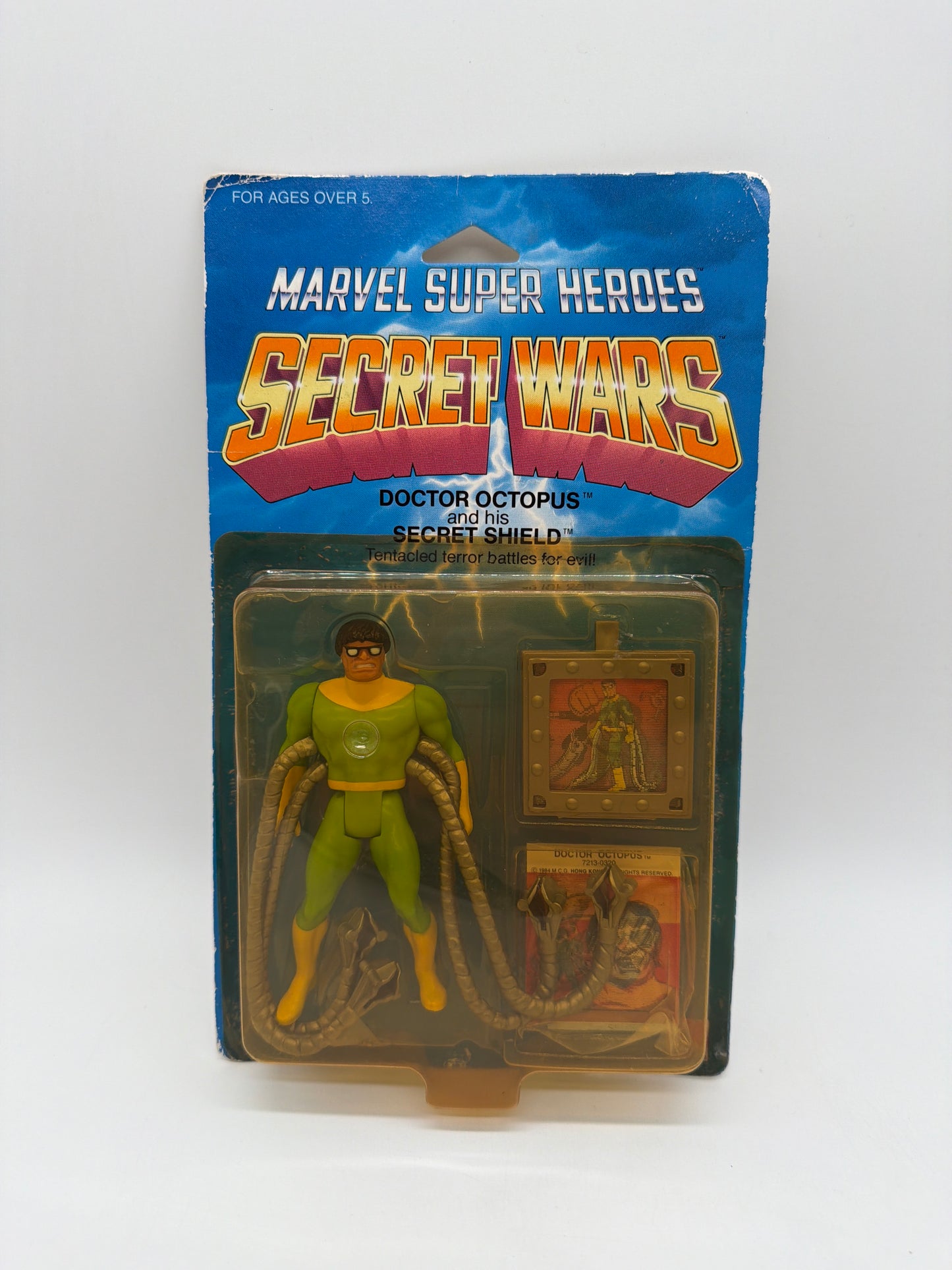 Mattel 1984 Marvel Super Heroes Secret Wars Doctor Octopus and his Secret Shield