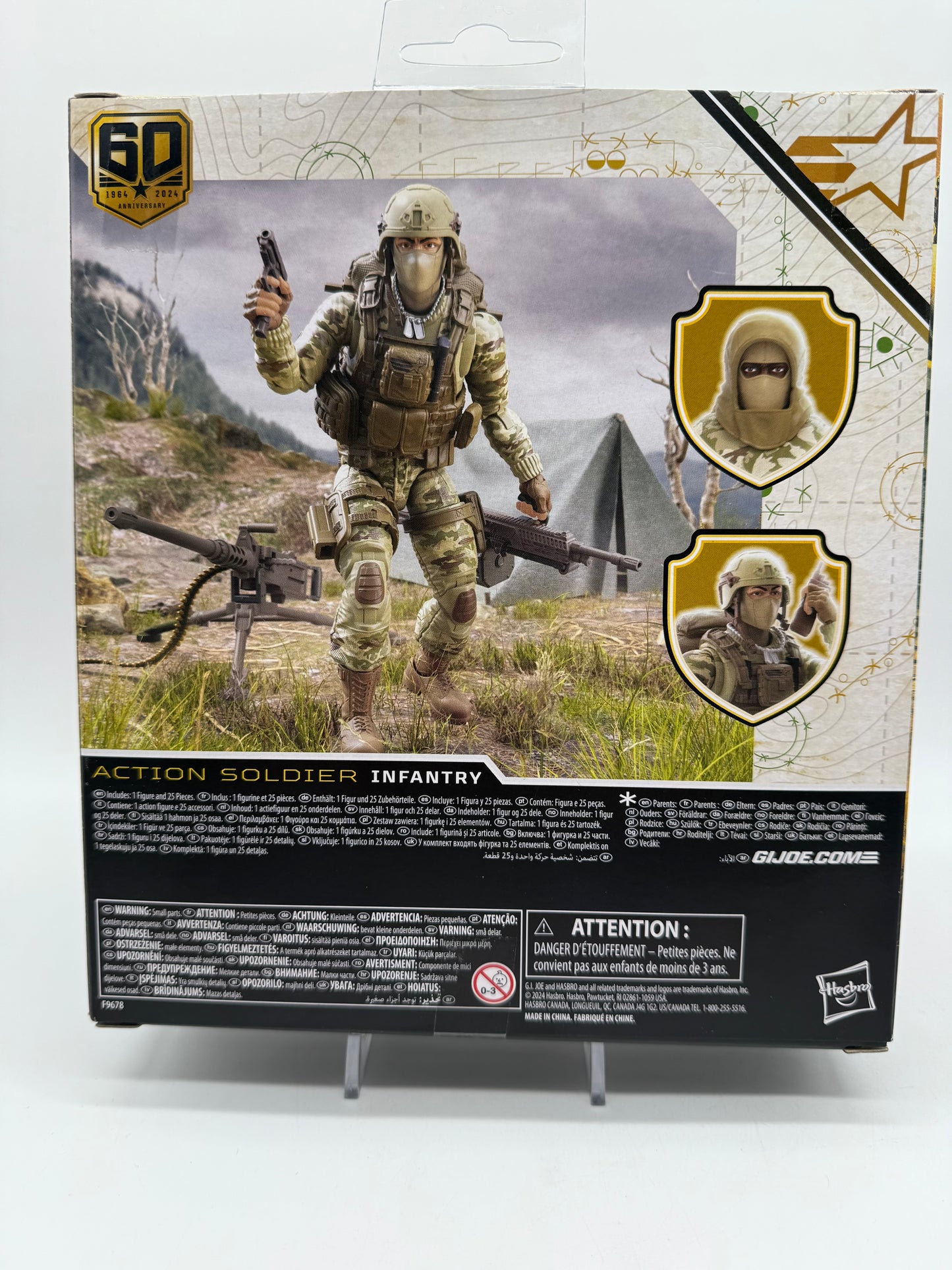 Hasbro 2024 G.I.Joe 60th Anniversary Classified Series Action Soldier Infantry