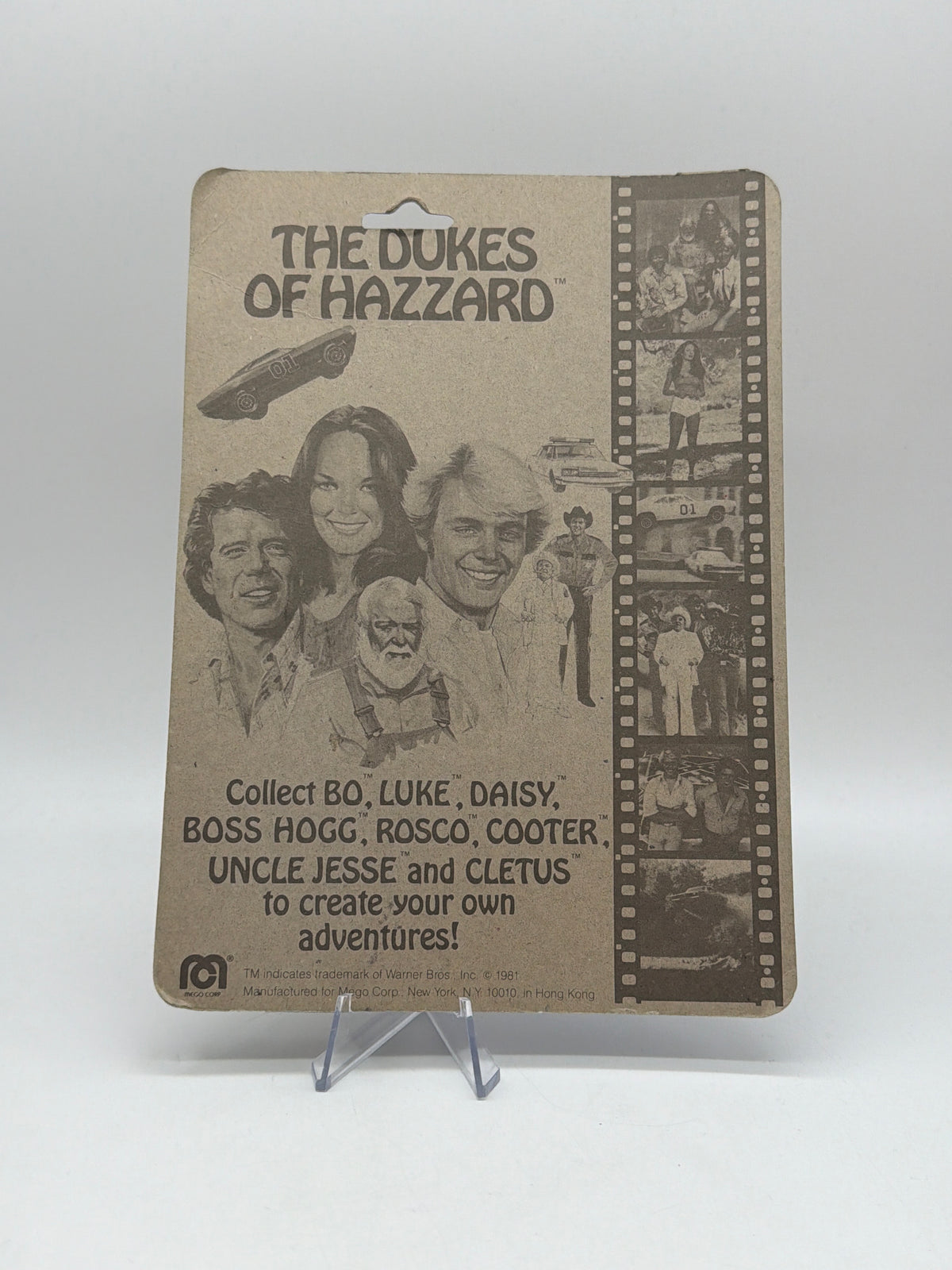 Mego Corp 1981 The Dukes of Hazzard Sheriff Rocco Coltrane 3-3/4” Action Figure, photo 2 of 2