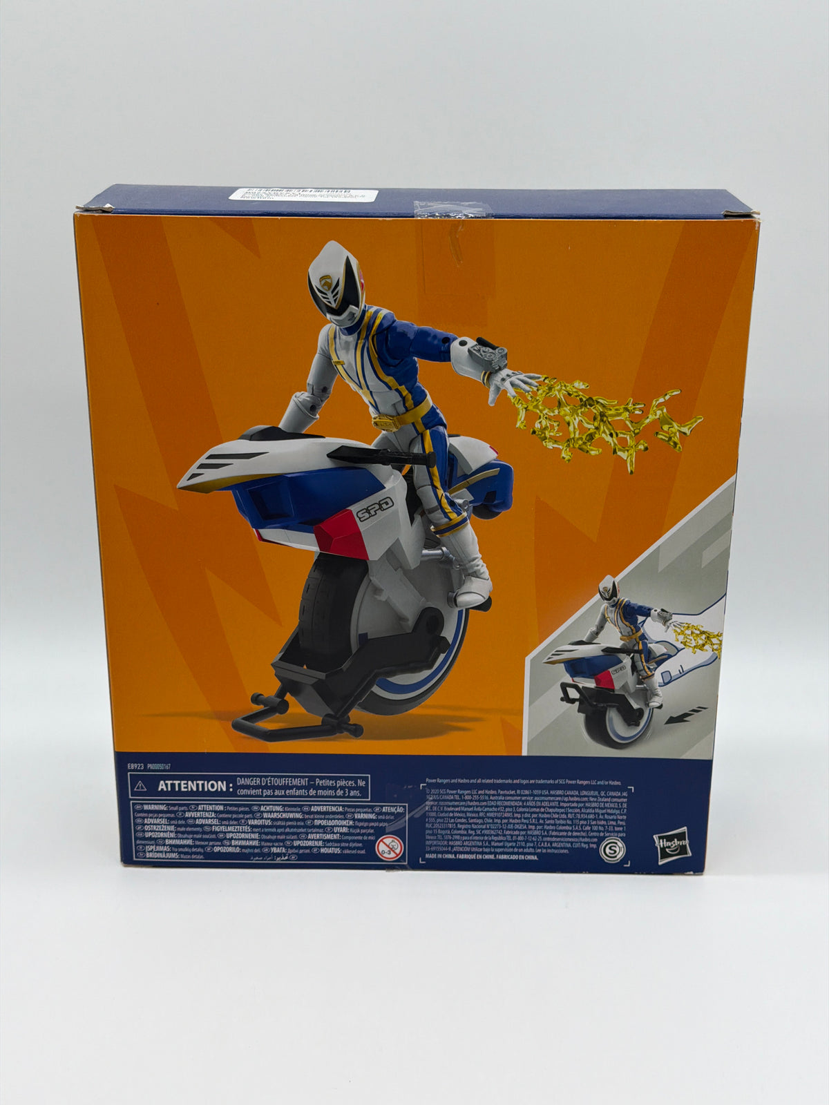 Hasbro 2020 Power Rangers Lightning Collection S.P.D. Omega Ranger & Uniforce Cycle