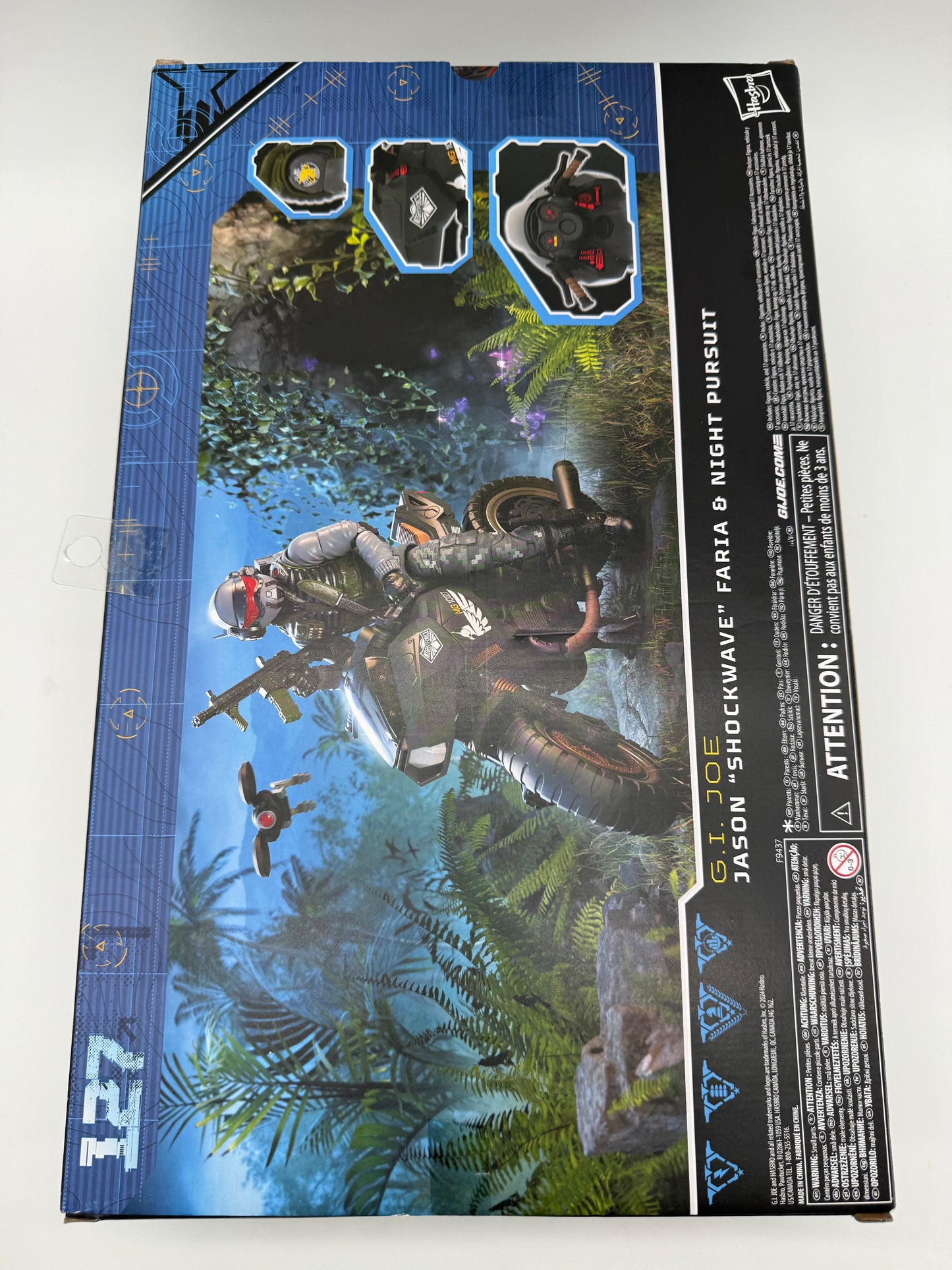 Hasbro 2024 G.I.Joe Classified Series Night Force Jason "Shockwave" Faria & Night Pursuit