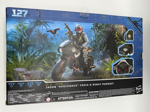Hasbro 2024 G.I.Joe Classified Series Night Force Jason "Shockwave" Faria & Night Pursuit