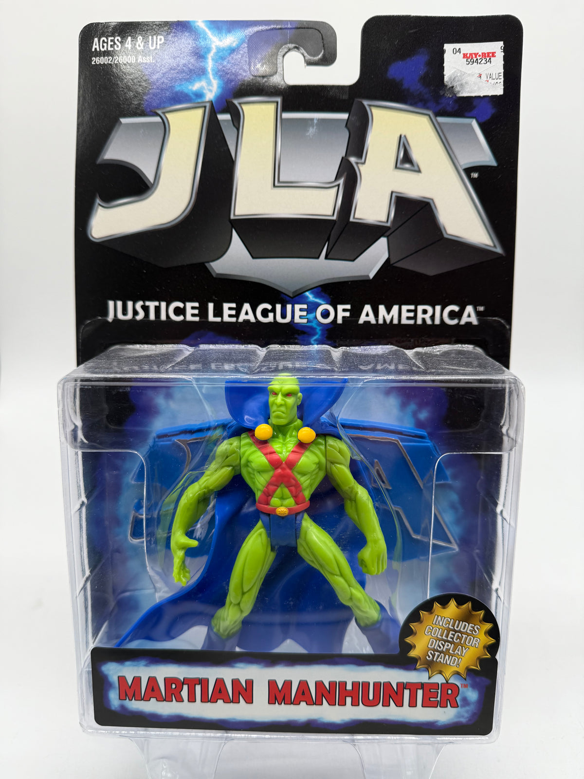 DC Justice League Of America Martian Manhunter 1998 Hasbro, photo 1 of 4