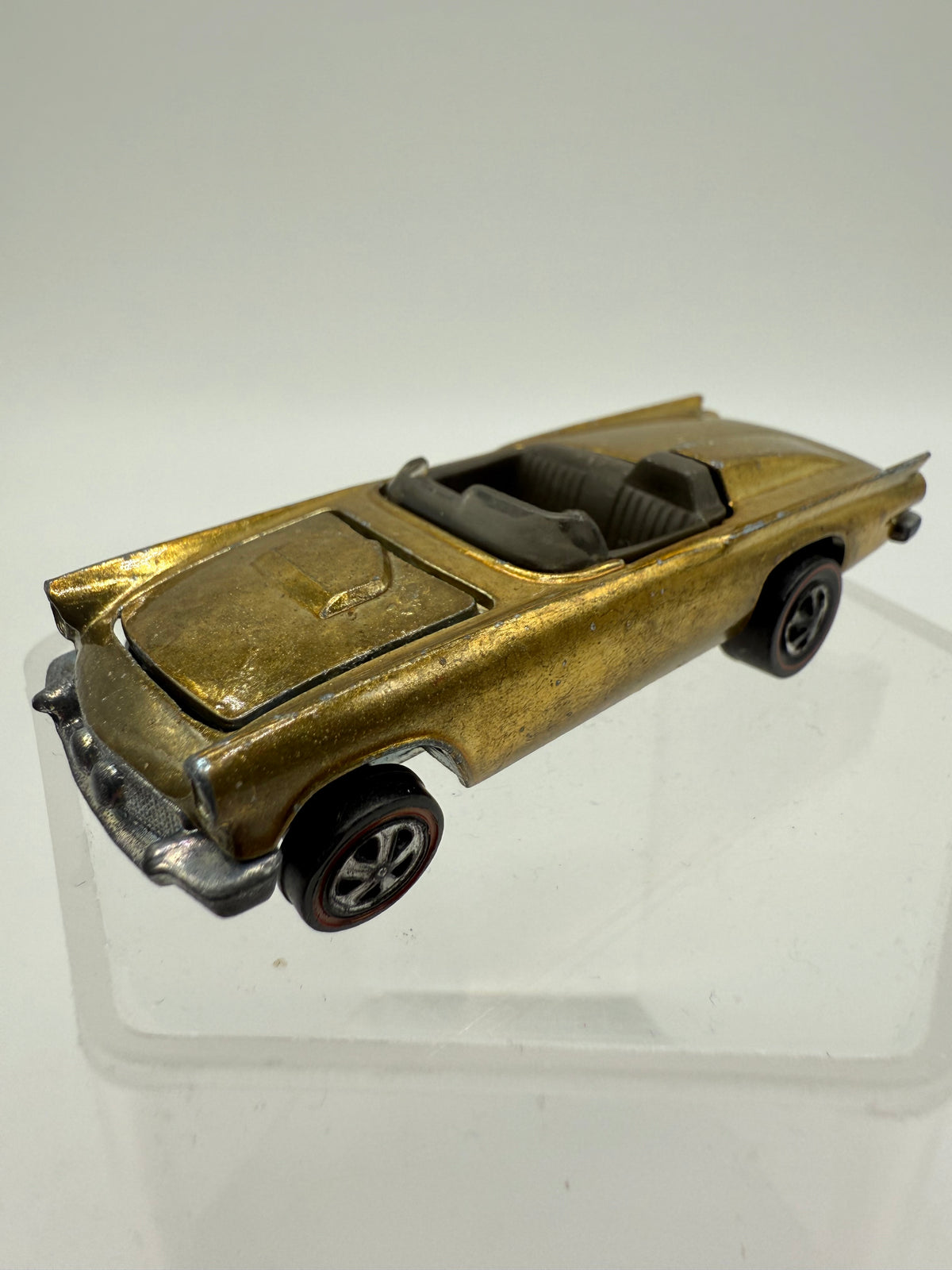 Mattel 1968 Hot Wheels Vintage Redline Classic '57 T-Bird Gold, photo 2 of 11