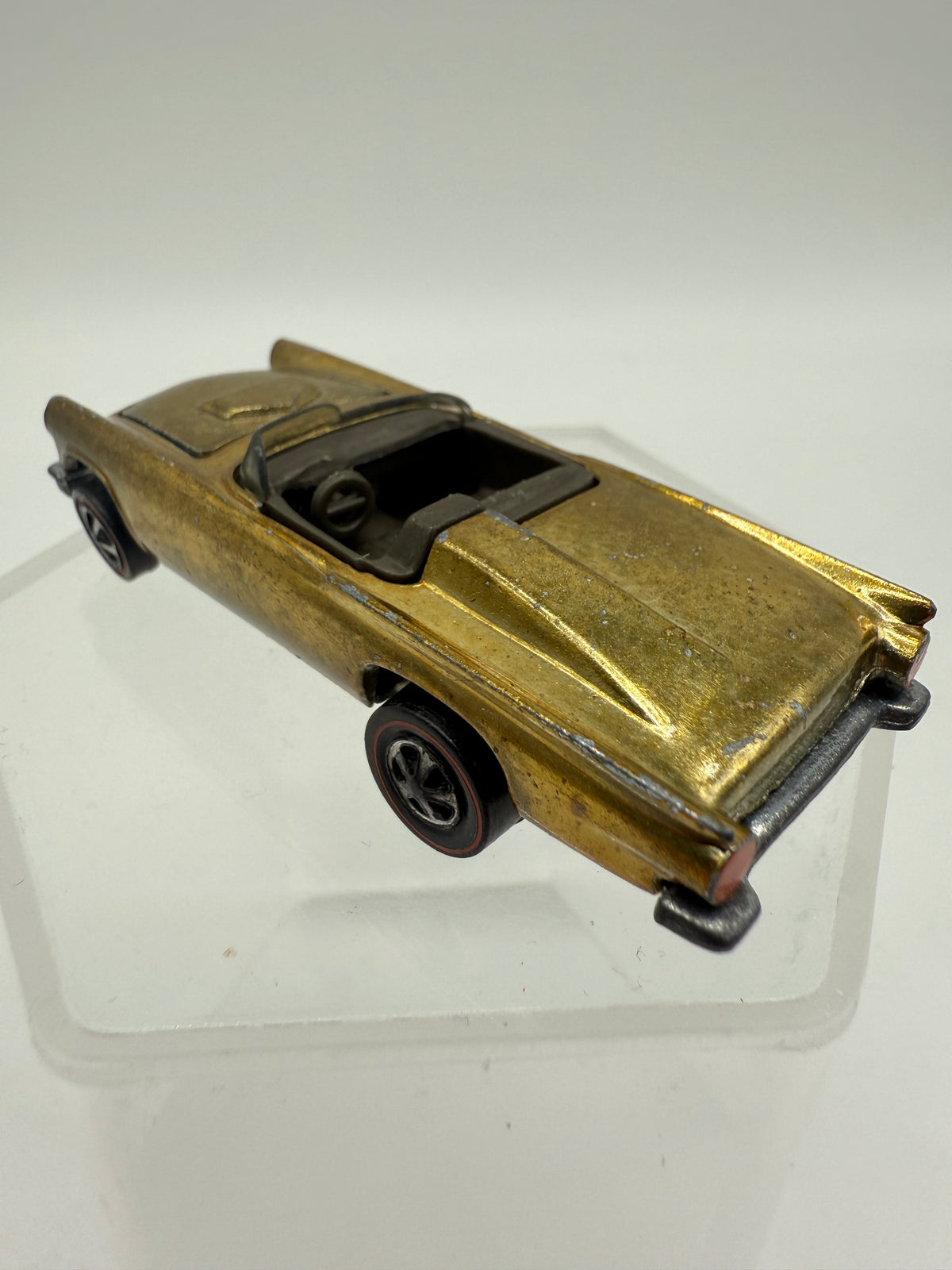 Mattel 1968 Hot Wheels Vintage Redline Classic '57 T-Bird Gold, photo 8 of 11