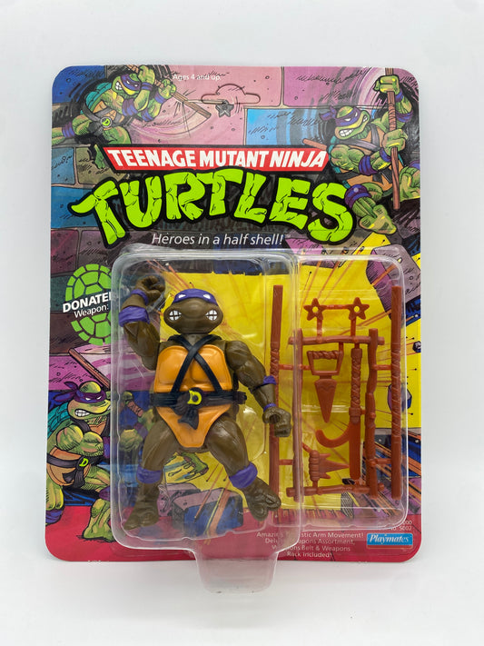 Playmates 1988 Teenage Mutant Ninja Turtles TMNT 10 Back Donatello