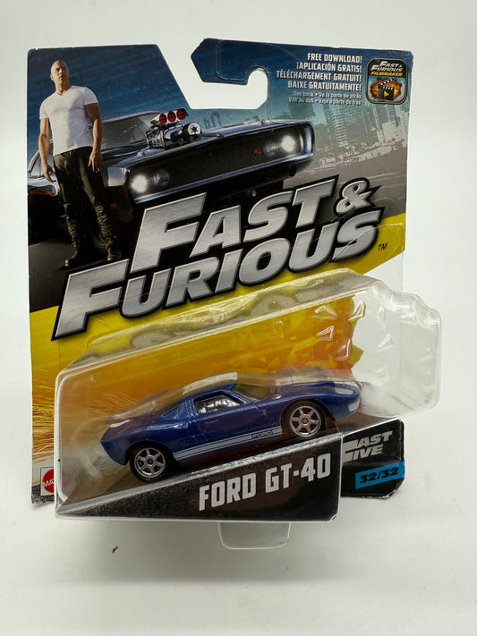 Hot Wheels Fast and Furious Ford GT-40 2016 Mattel