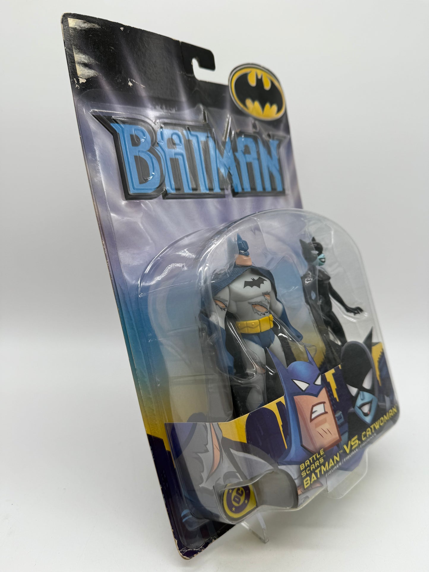 Mattel 2002 Batman Battle Scars Batman VS. Cat Woman