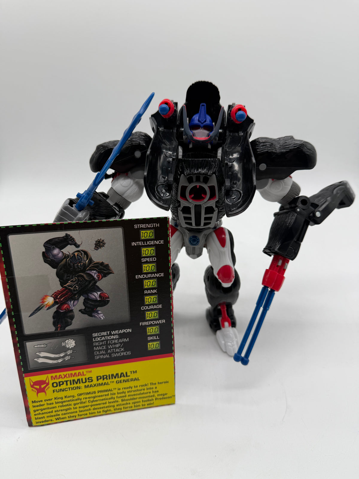 Kenner 1996 Transformers Beast Wars Ultra Class Optimus Primal, photo 1 of 6