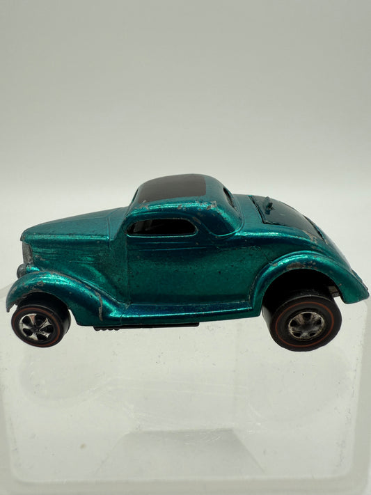 Hot Wheels Vintage Redline Classic 36 Ford Coupe (Teal) 1968 Mattel