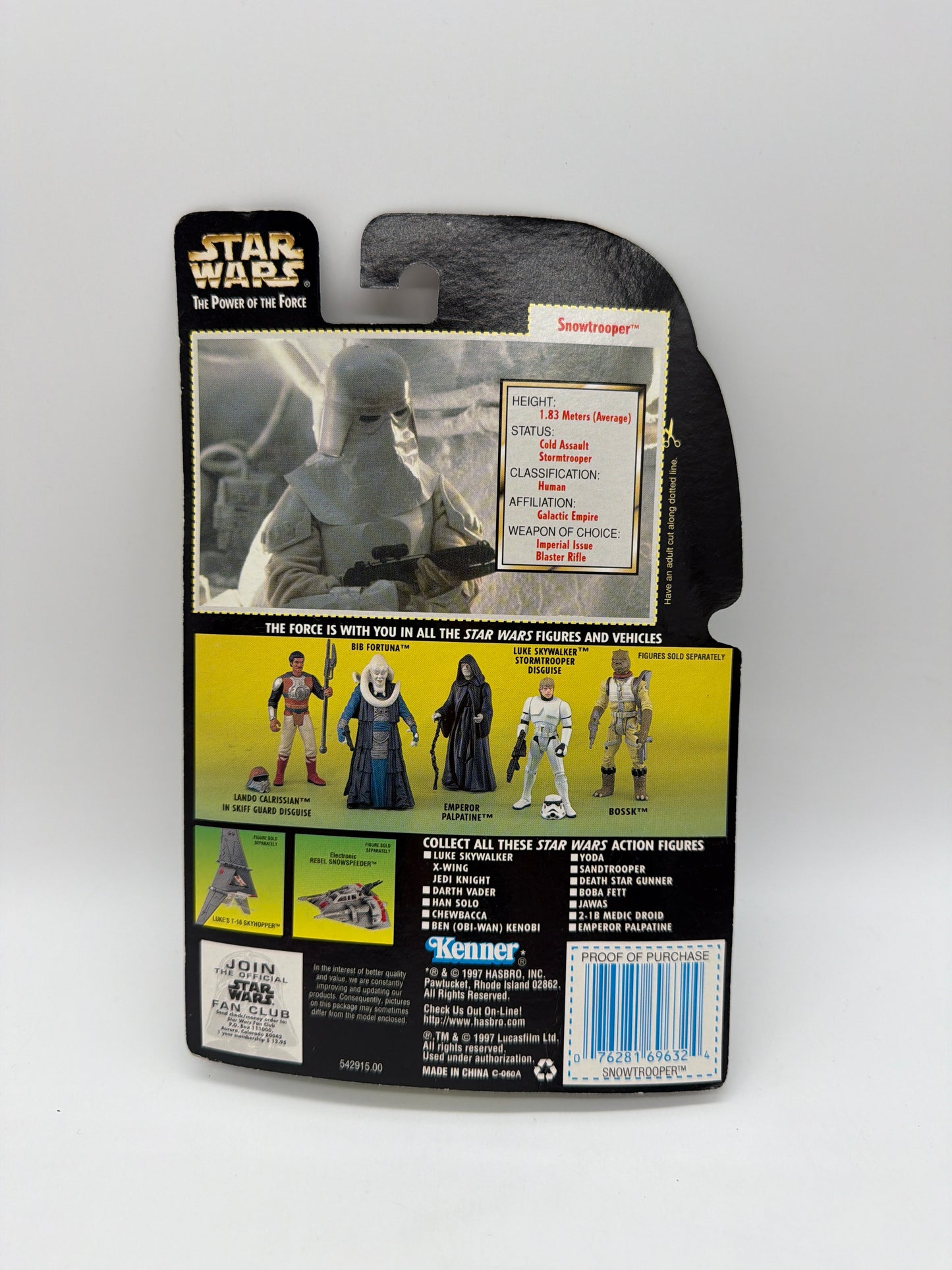 Kenner 1997 Star Wars The Power of The Force Snowtrooper