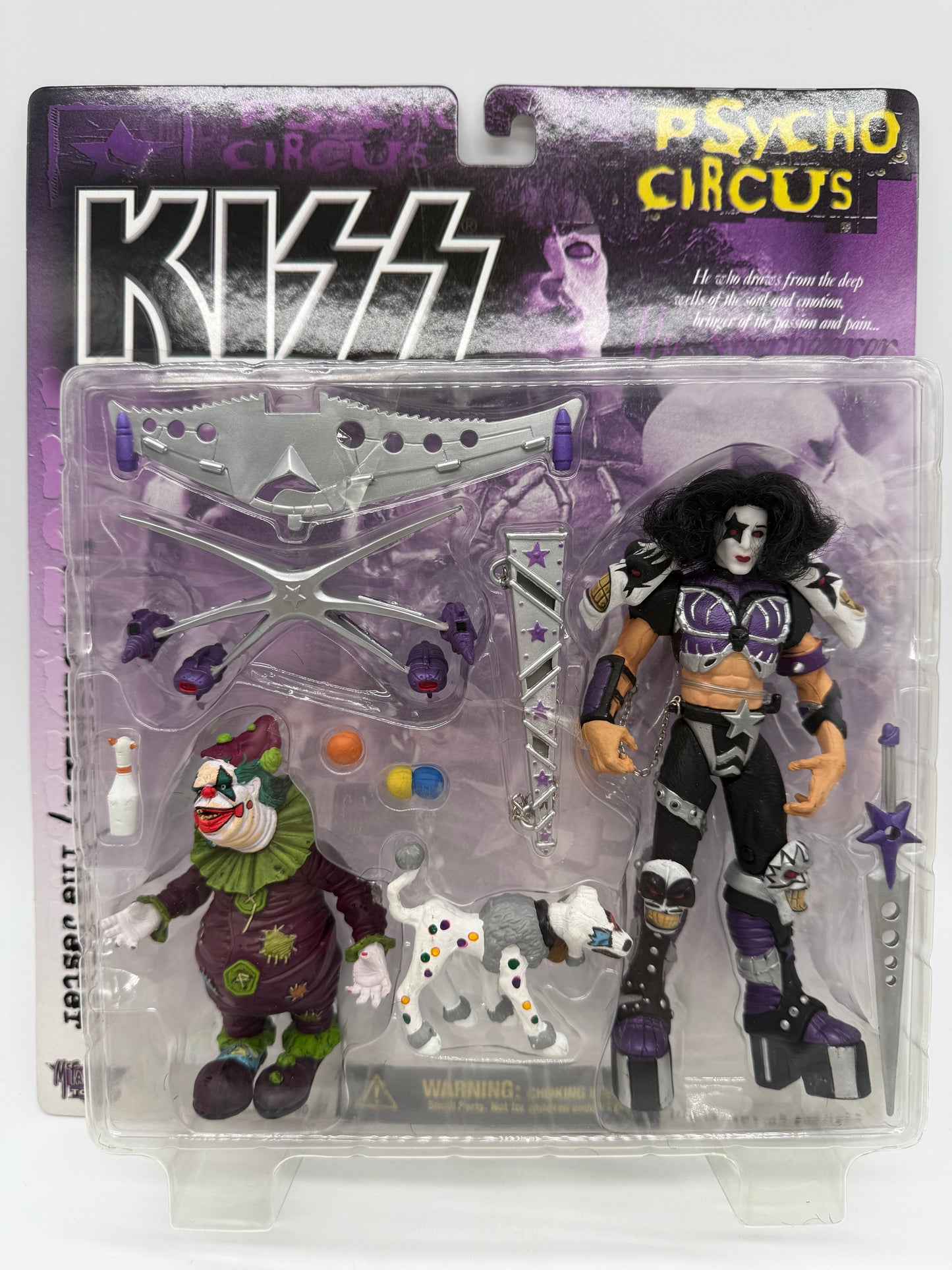 McFarlane Toys 1998 Kiss Psycho Circus Ultra Action Figures Set