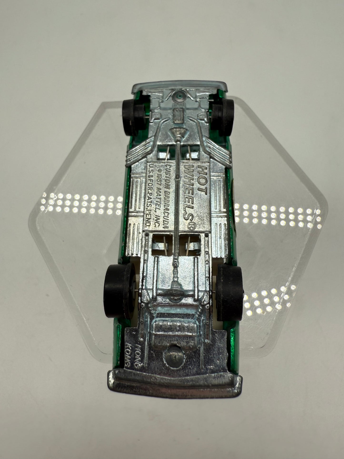 Hot Wheels Vintage 1967 Redline Custom Barracuda (Green) Mattel