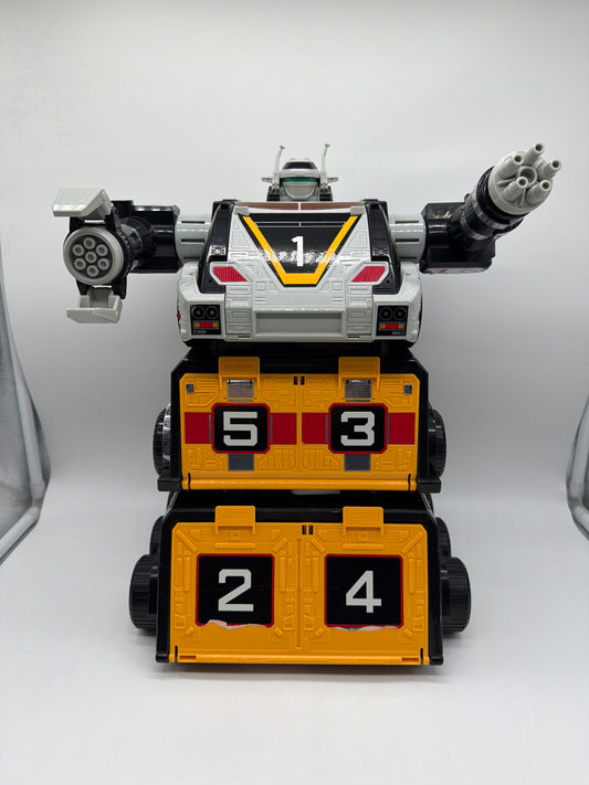 Bandai 1997 Mighty Morphin Power Rangers Turbo Deluxe Artillatron the Turbo Transport