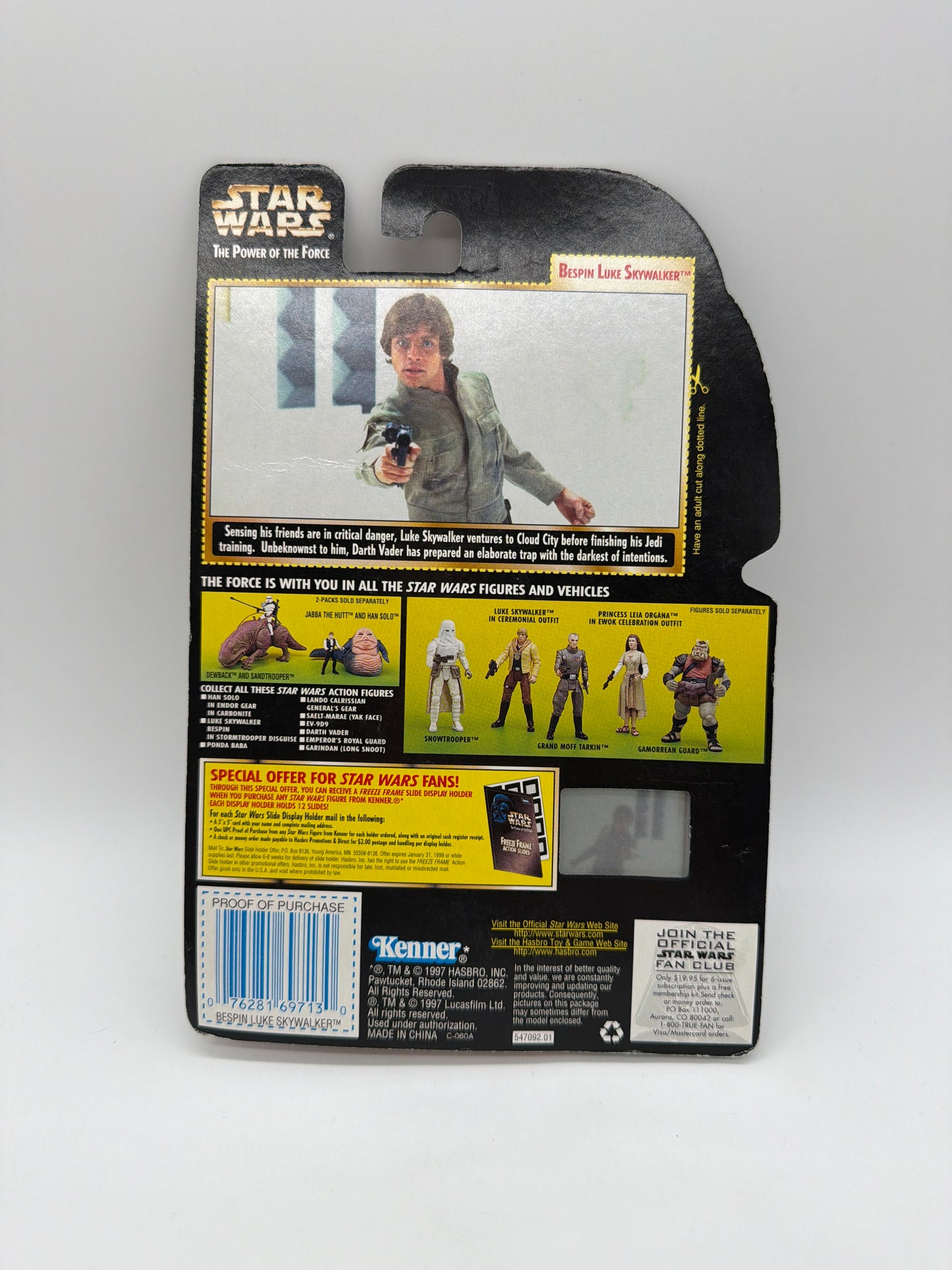 Kenner 1997 Star Wars The Power of the Force Bespin Han Solo
