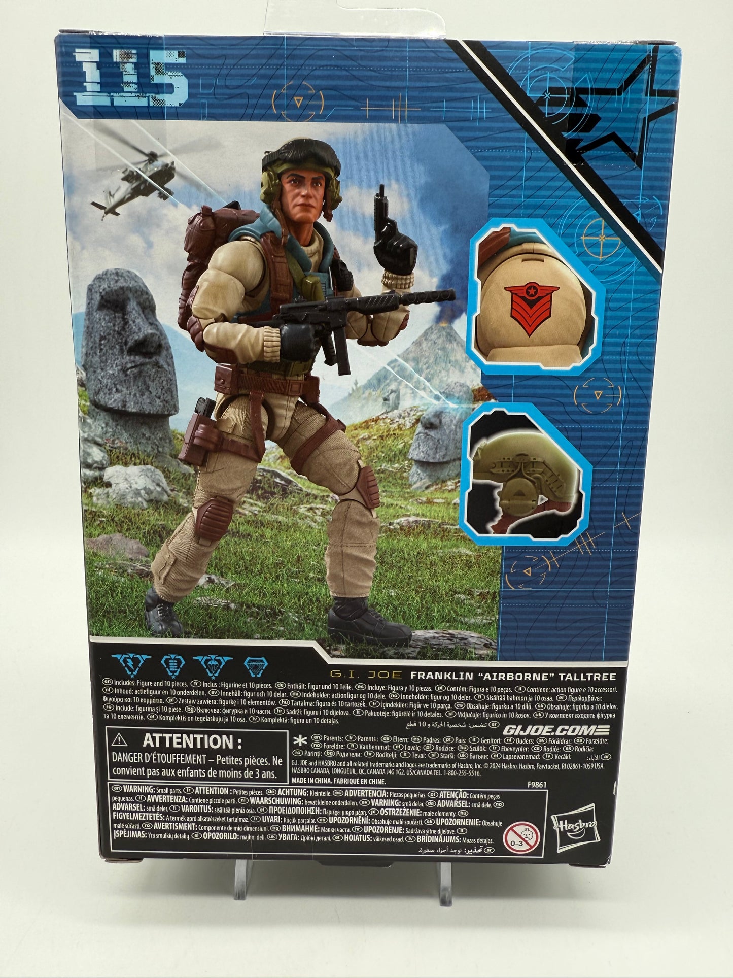 Hasbro 2024 G.I.Joe Classified Series #115 Franklin "Airborne" Talltree