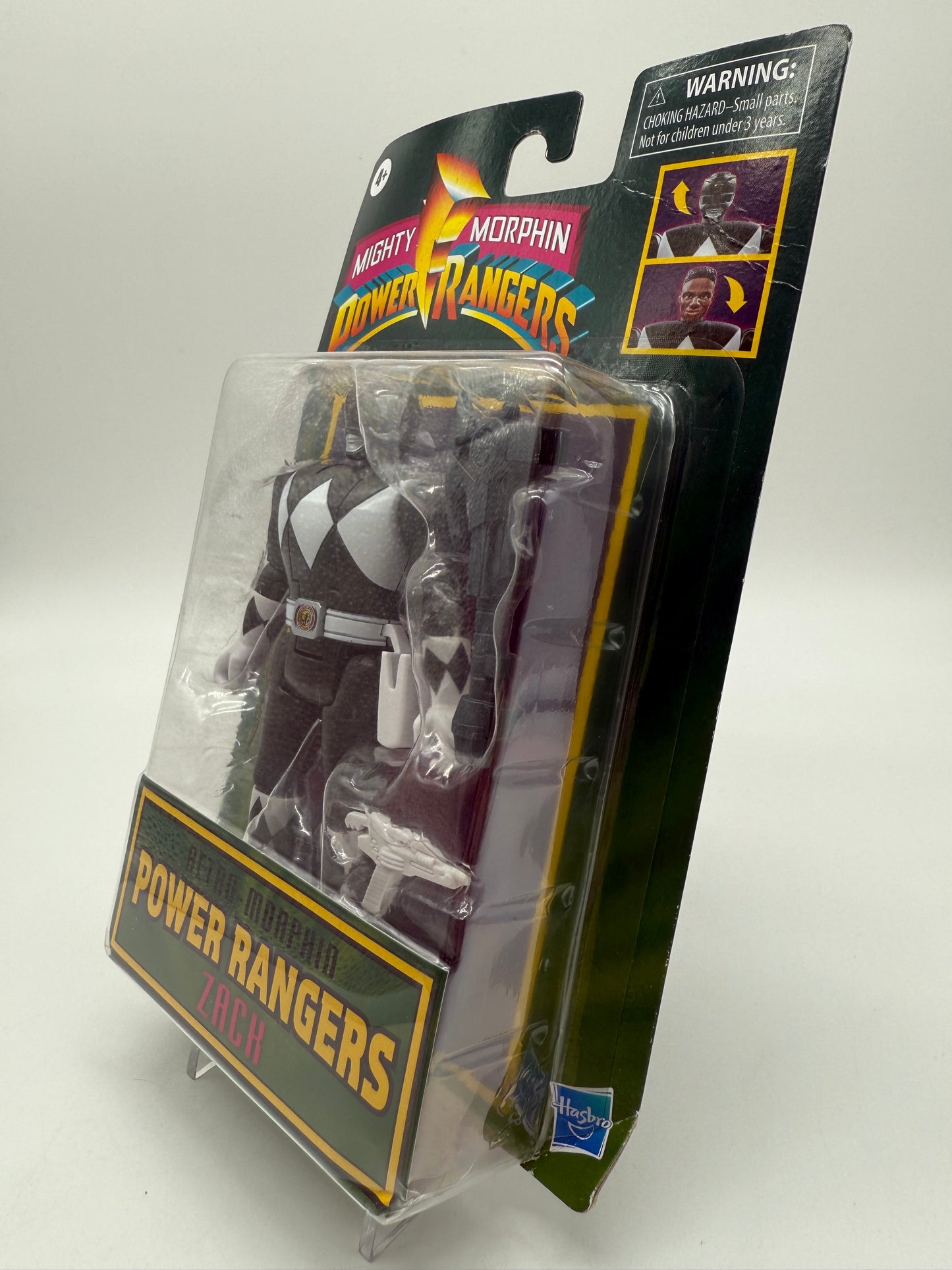 Hasbro 2020 Mighty Morphin Power Rangers Retro Morphin Power Rangers Zack Black