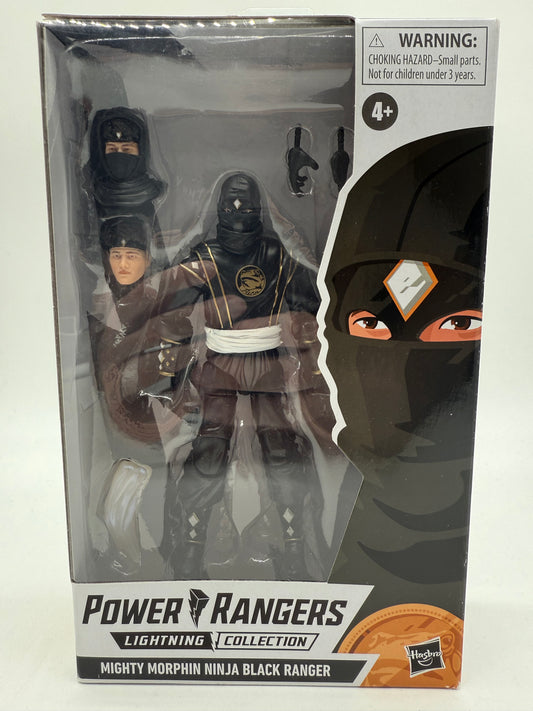 Power Ranger Lightning Might Morphin Ninja Black Ranger 2021 Hasbro