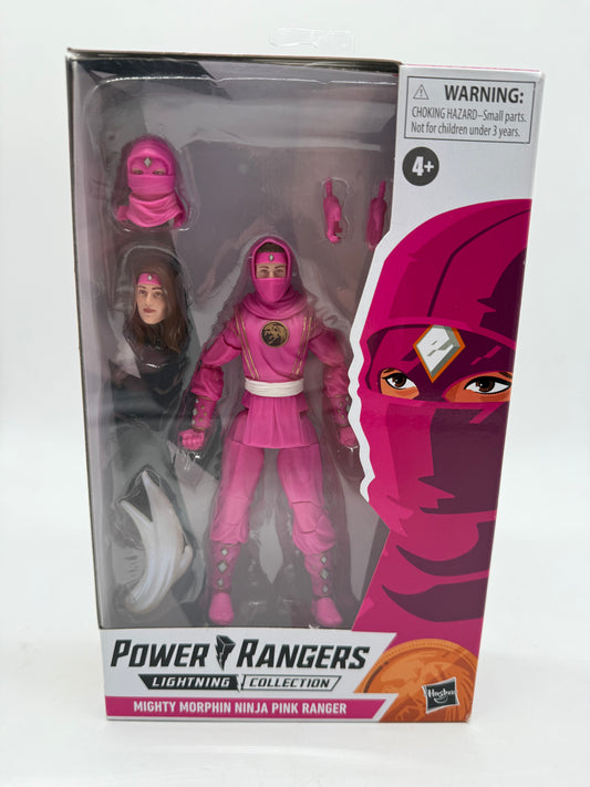 Power Ranger Lightning Mighty Morphin Ninja Pink Ranger 2021 Hasbro