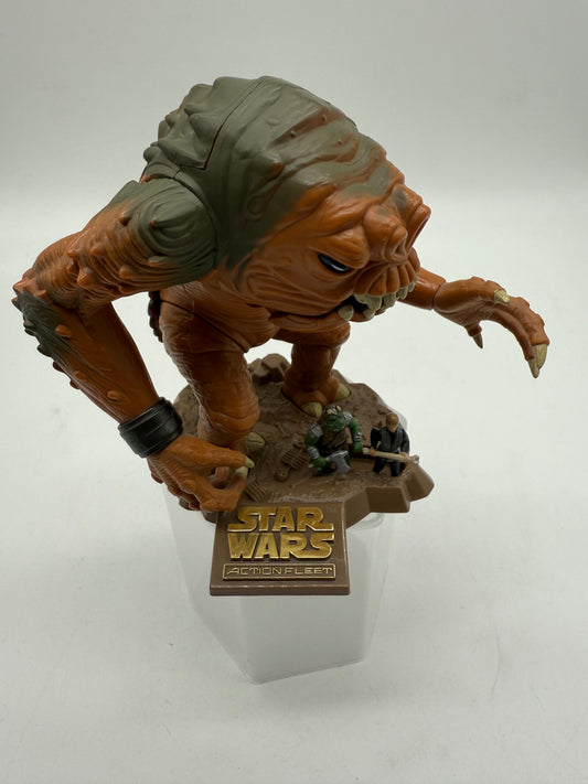 Star Wars Action Fleet Micro Machines Rancor Monster With Stand 1996