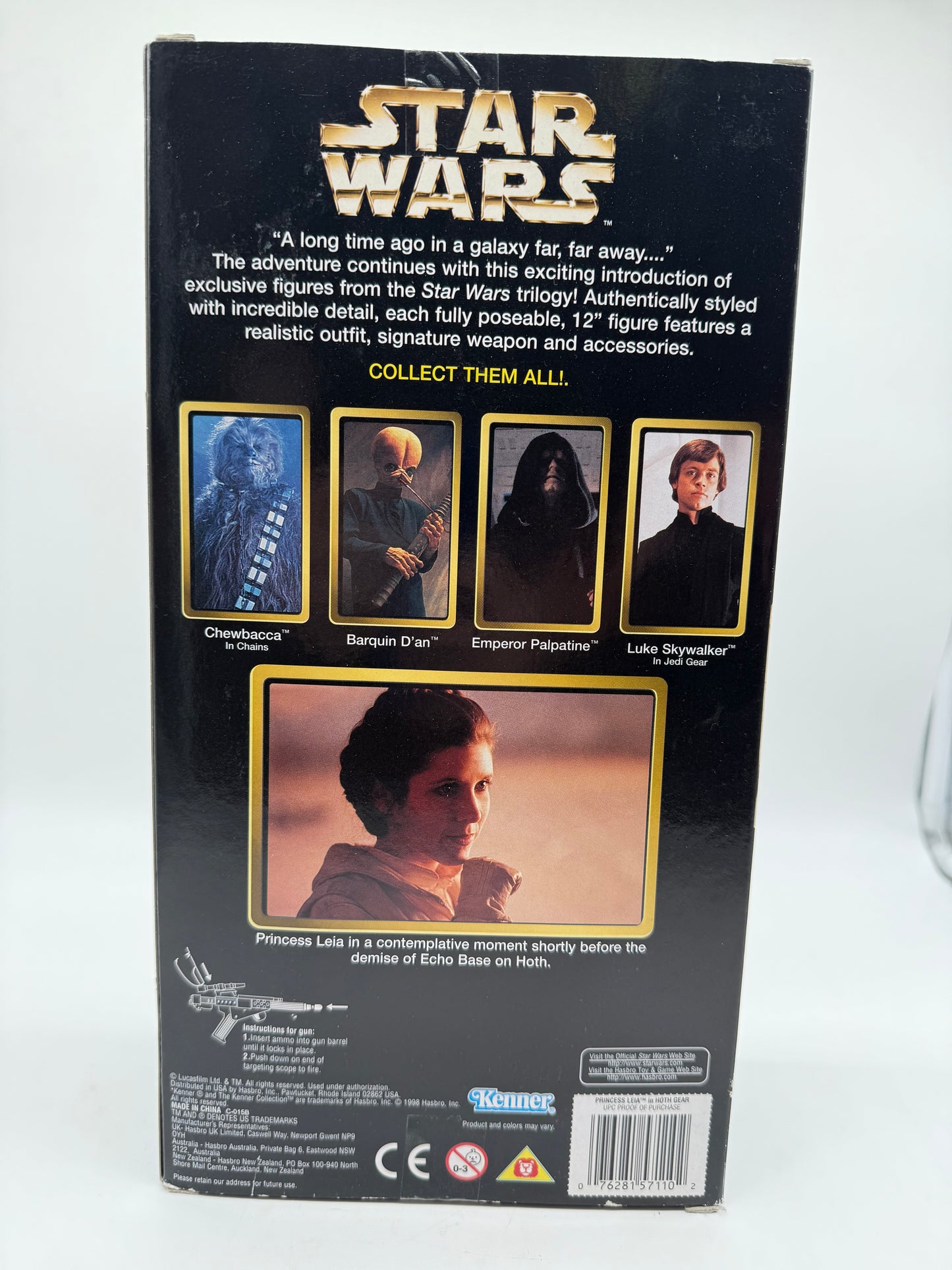 Star Wars Princess Leia 1998 Hasbro