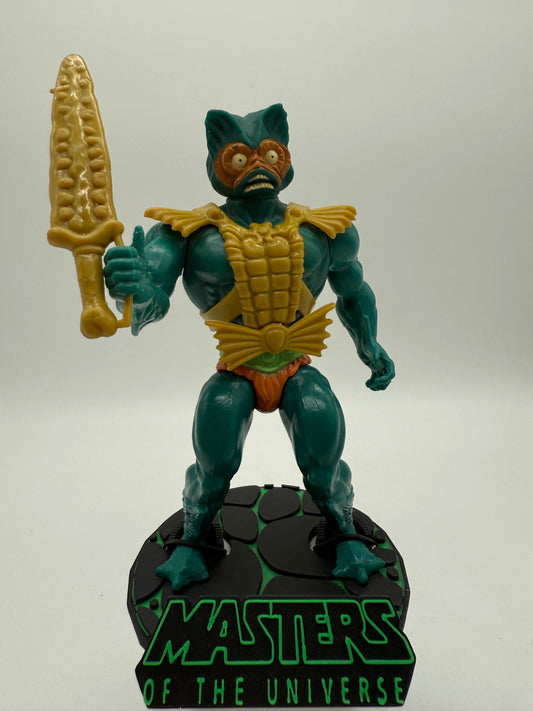 Mattel 1985 Vintage Masters of the Universe Mer Man (Green Belt Variant)