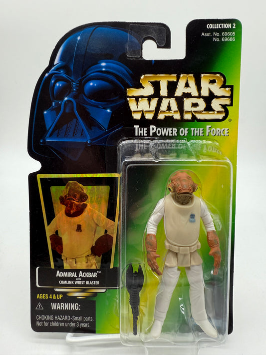 Star Wars The Power Of the Force Admiral Ackbar 1997 Hasbro