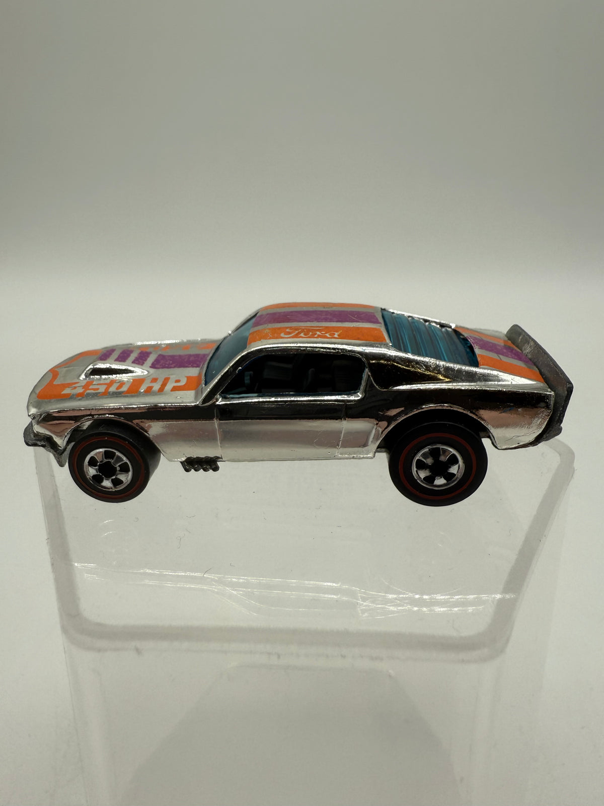 Hot Wheels Vintage 1974 Redline Chrome Mustang Stoker Mattel, photo 1 of 12
