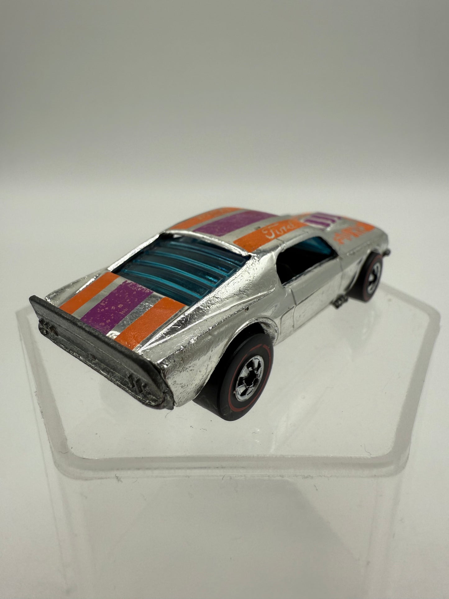 Hot Wheels Vintage 1974 Redline Chrome Mustang Stoker Mattel
