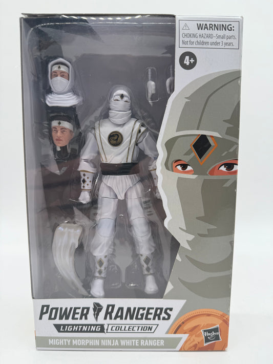 Power Rangers Lightning Mighty Morphin Ninja White Ranger 2021 Hasbro