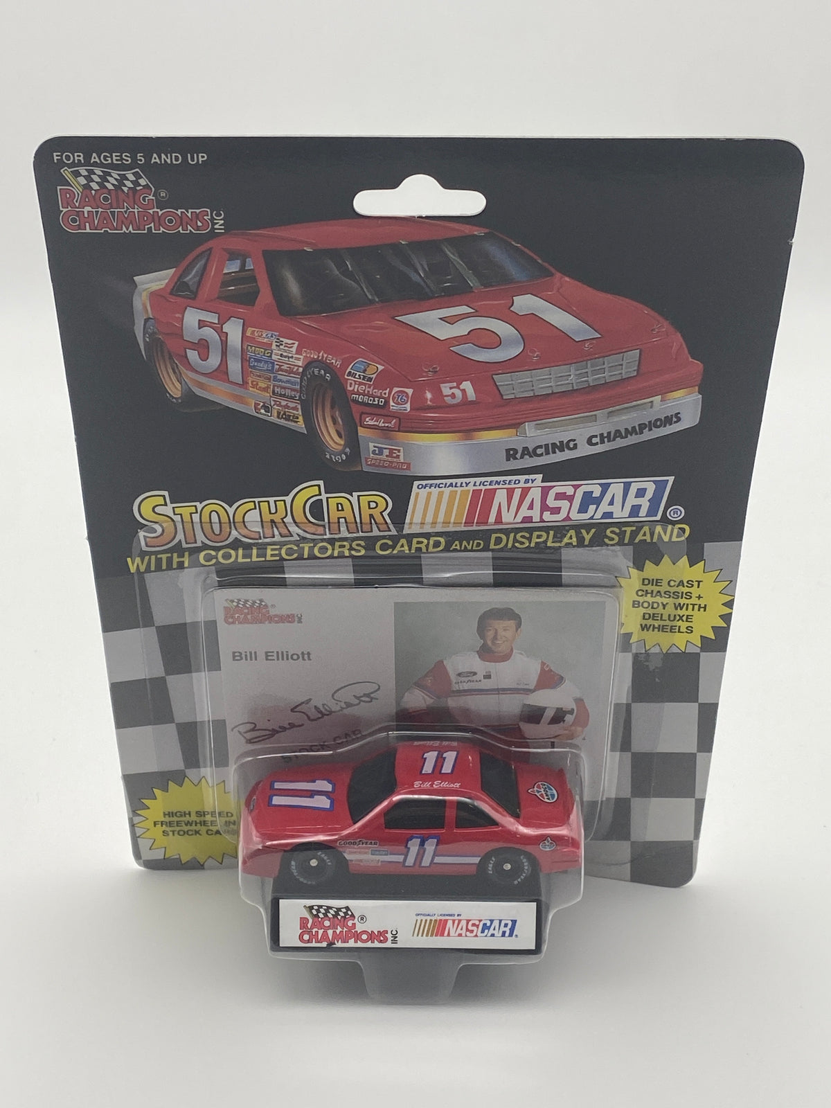 Racing Champions Nascar Stock Car 1991 Bill Elliot #11 1:64 Die-Cast Car, photo 1 of 5