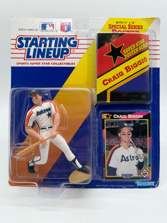 MLB Starting Lineup Craig Biggio 1991 Kenner