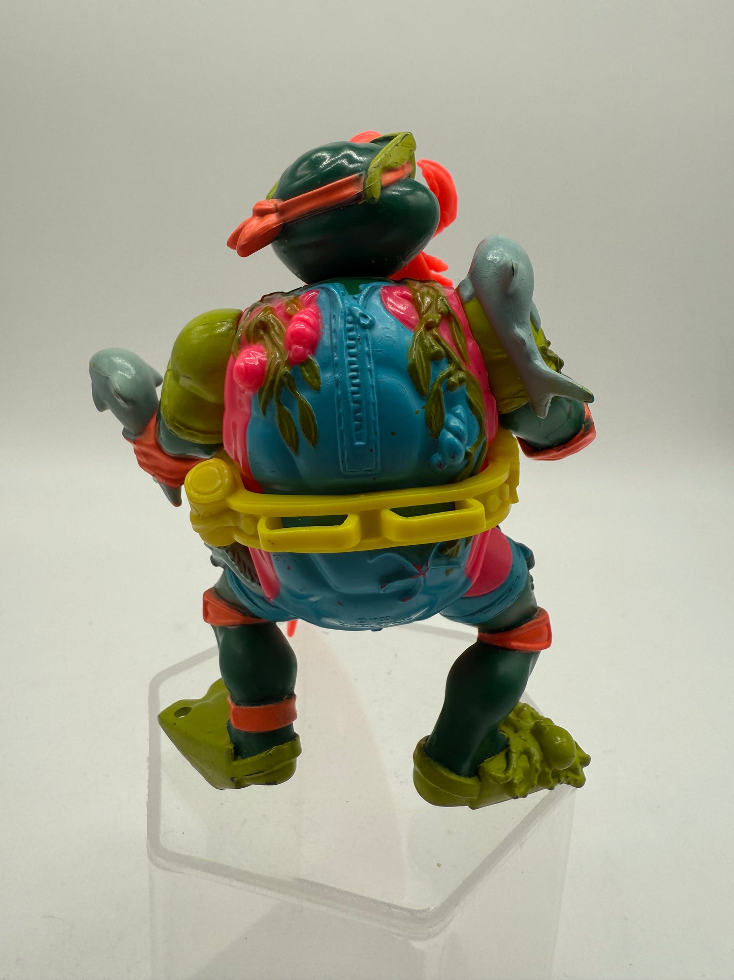 TMNT Vintage Sewer Surfer Michelangelo 1990 Playmates