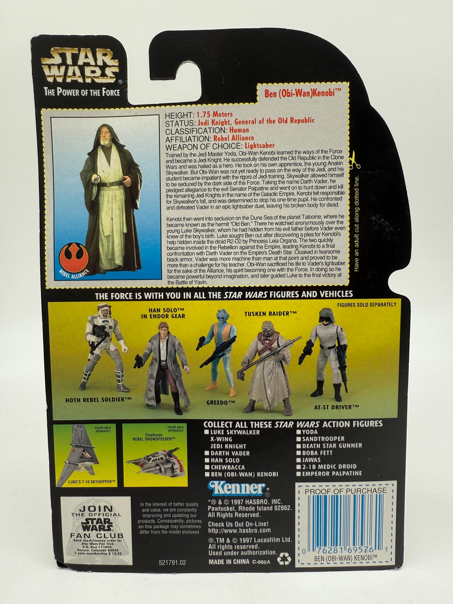 Star Wars Ben (Obi-Wan) Kenobi 1997 Hasbro