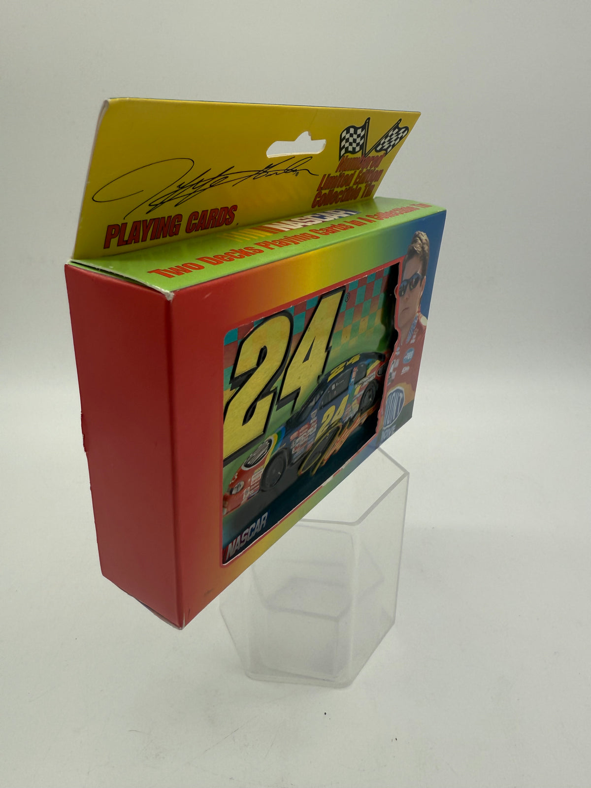 NASCAR 2 Deck Playing Cards In A Collectible Tin 1999 JG Motorsports, photo 2 of 4
