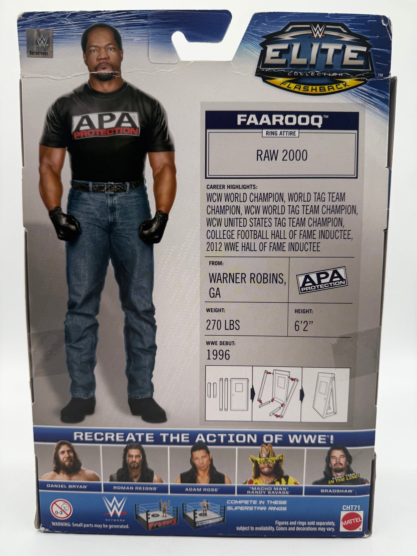 Mattel 2015 WWE Elite Collection Faarooq