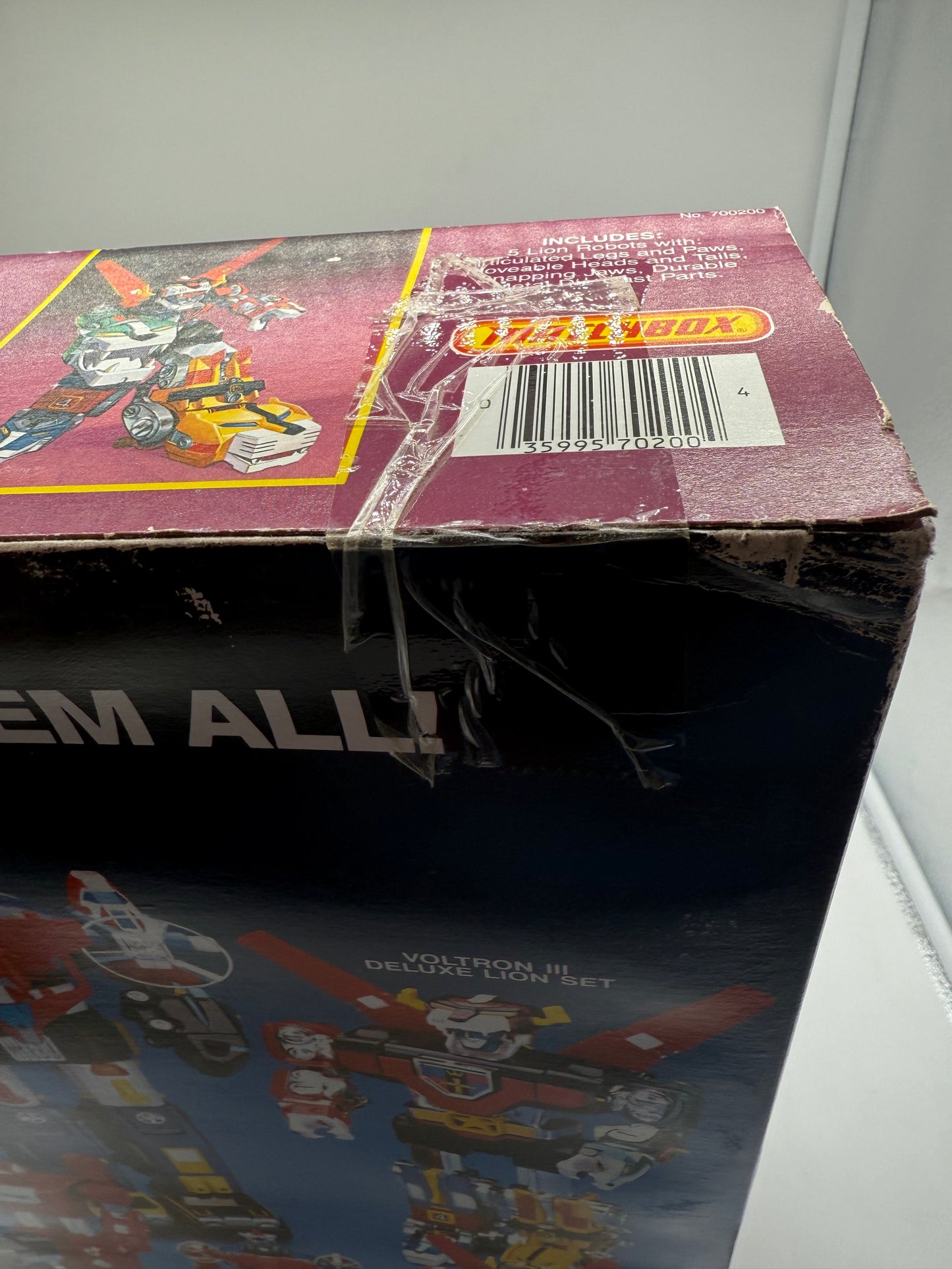Voltron 3 Defender of The Universe 1984 Matchbox