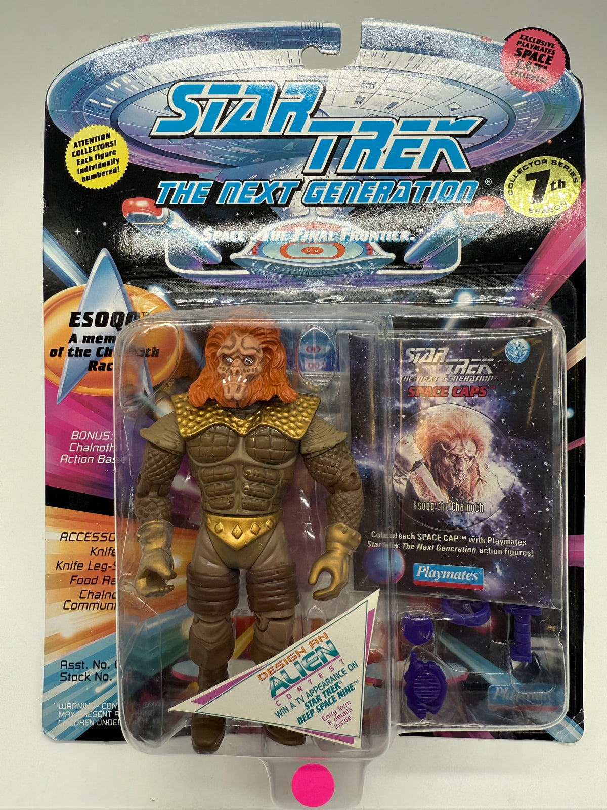 Star Trek 5SOQQ A member of the Chalnoth Race 1994 Playmates, photo 1 of 2