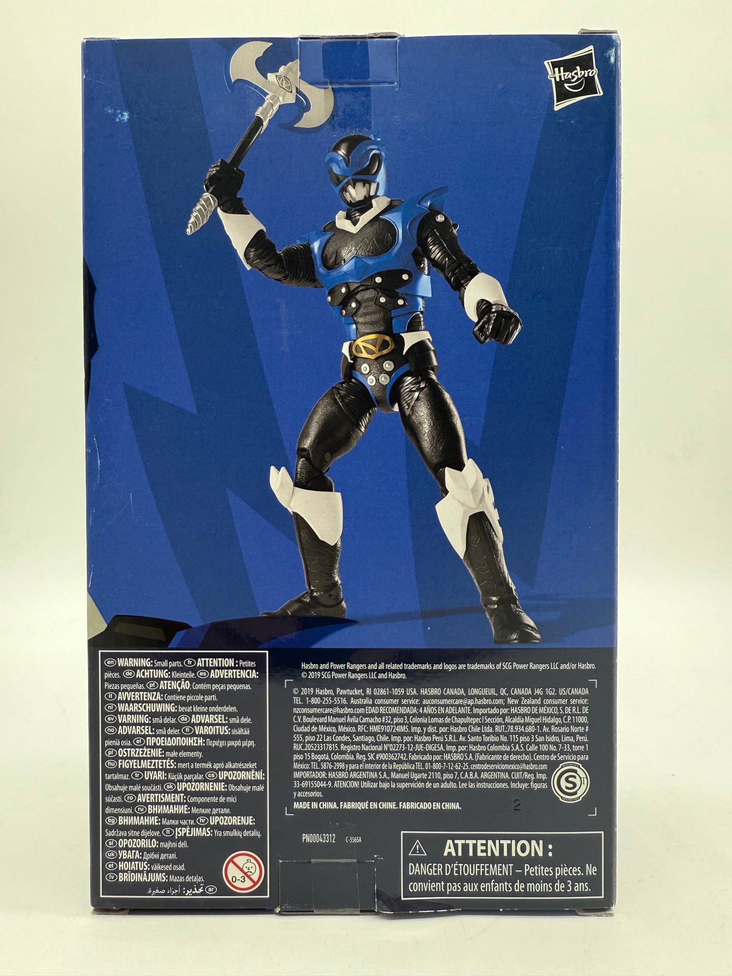 Power Rangers Lightning In Space Psycho Blue Range 2019 Hasbro